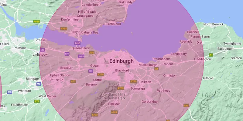 edinburgh map