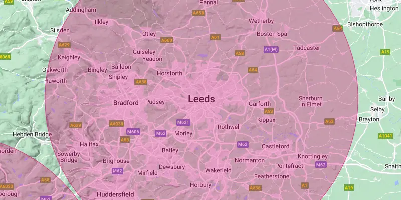 Leeds map